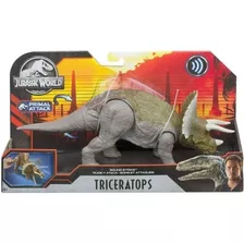 Jurassic World - Triceratops - Ruge Y Ataca - Mattel 