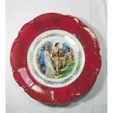 Porcelana Bavaria Estilo Limoges Plato Decorativo 26cm