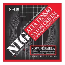 Cuerdas De Guitarra Acustica Nig Nylon Tension Alta