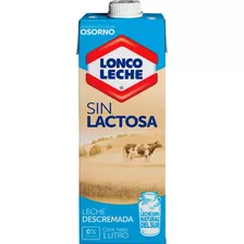 Leche S Lactosa Descremada 1l Loncoleche ( 6uni) Super