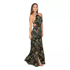 Vestido Evangelico Roupas Femininas Plus Size Longo Floral