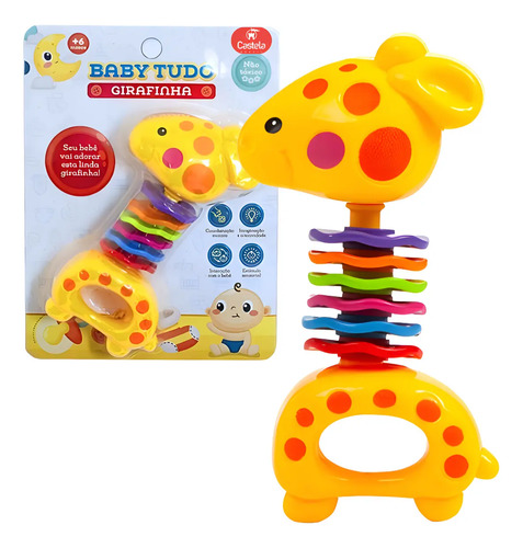 Chocalho Infantil Girafa Cbs0356 - Castela