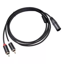 Bien Xlr A Cable Dual Alta Compatibilidad Macho Y Splitter