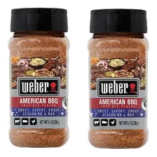 Pack 2 Sazonadores Weber American Bbq Seasoning 258g Usa