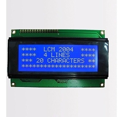 Display Lcd 2004 Backlight Azul 20x4 Hd44780 5v