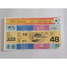 Ingresso Copa 1982 Jogo Polônia X Italia 0-2