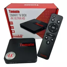 Smart Tv Box 4k Tomate Transforma Sua Tv Em Smart Preto Padrão