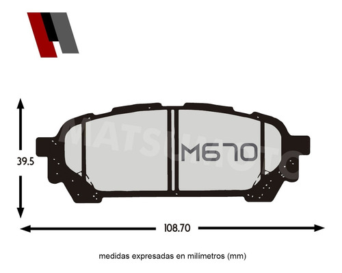 Pastillas De Freno Cermica Traseras Subaru Impreza 2004-on Foto 3