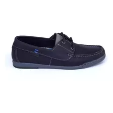 Zapatos De Hombre Nauticos Acordonados Cuero (25/251)