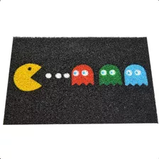 Tapete Capacho 60x40 Pac-man Game Geek Lar 