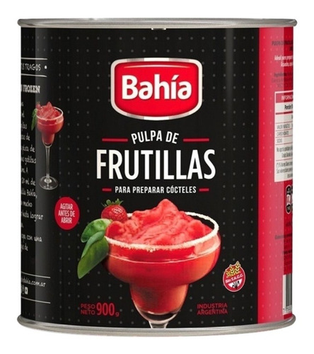Pulpas De Frutilla Bahia Premium X 900cc - Sufin