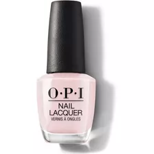 Opi Nail Lacquer Baby, Take A Vow Tradicional X 15 Ml Color Rosa Claro