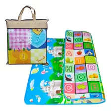 Alfombra Infantil Antigolpe Bebe 120x180cm Camping