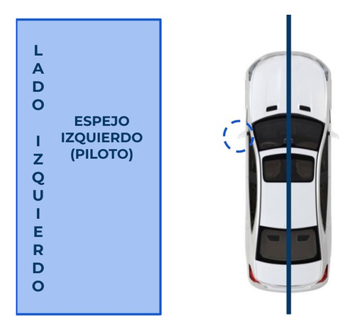 Espejo Fiat Uno 13-20/ Ram Promaster Rapid 17-21 Man Izq Ore Foto 5