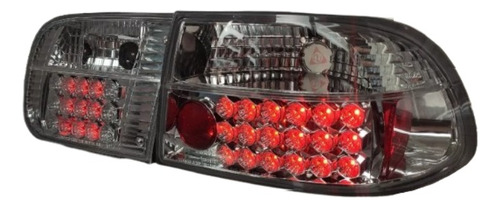 Foto de Stops Led Clear (cromados) Honda Civic Sedan 92-95 