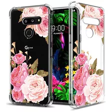 Greatruly Floral Clear Pretty Funda Para Teléfono Para LG G8