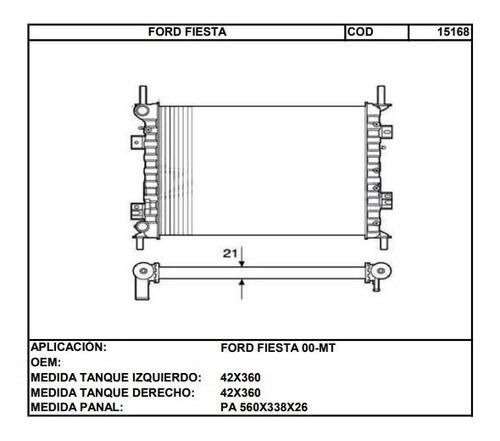 Tanque Plstico Derecho Ford Ecosport Mecanico / Fiesta Supe Foto 2