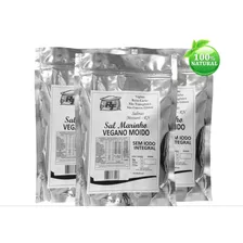 Sal Marinho Integral Vegano Sem Iodo 3 Kg (2 +1 Kg Grátis)