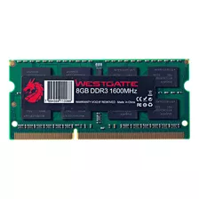 Memória Ram Westgatte 8gb Ddr3 1666mhz Sodimm Para Notebook