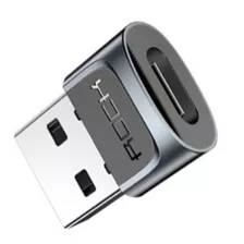 Adaptador Usb Macho Para Type-c Fêmea 3.0a Original Rock