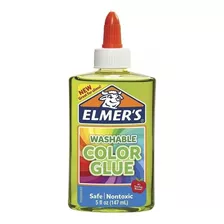 Cola Washable Color Glue Elmer's Cola Elmer's Translúcida Verde 147ml - Verde