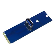 Adaptador Ngff M.2 A Pcie Riser M2 A Usb 3.0 Mineria Color Azul