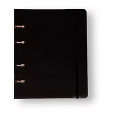 Caderno Cicero Fichário Organizador Pautado Preto 17x24