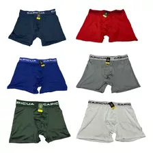  Boxer Seda Fría Capicua Hombres Pack X6