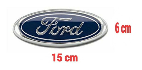 Logo Ford 6 Cm Alto X 15 Cm Ancho  Emblema  Foto 2
