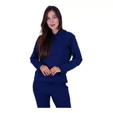 Casaco Canelado Com Capuz Feminino Moda Inverno Conforto