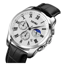 Relojes De Cuero Skmei 9260 De Cuarzo De Moda Para Hombre