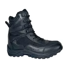 Botas Premium Tactical Swat De Piel Alta Calidad Con Casco