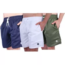 Kit 5 Shorts Mauricinho Masculino Tactel Esportivo Coloridos