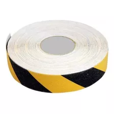 Fita Antiderrapante Zebrada Amarelo Preto 48mm X 30 Metros