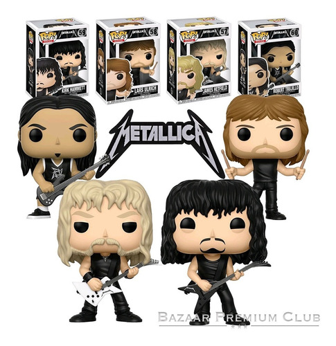Original Metallica Full Band Funko Pop Collection 