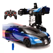 Carro Control Remoto Convierte En Robot Transformers Recarga