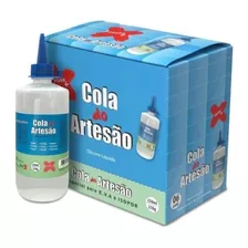 1 Caixa De Cola Do Artesão Silicone Líquida 250ml C/6 Un