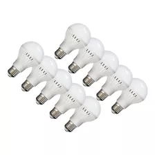 Kit 10 Lâmpada Led 15w Bulbo Soquete E27 Bivolt Branco Frio