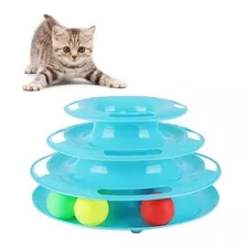 Juguete Para Gato Torre 3 Niveles Pelota/ Cantonexpress