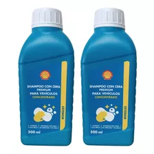 Pack 2 Shampoo Con Cera Concentrado Shell 500 Ml