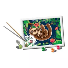 Ravensburger Creart Sweet Sloths - Kit De Pintura Por Núme.