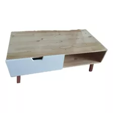 Mesa De Centro En Madera Pino