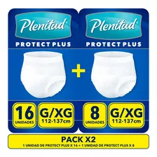 Plenitud Pañal Para Adultos Protect Plus X 8 Y X 16 Combo