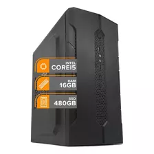 Computador Cpu Pc I5 6° Geração, 16gb, Ssd 480gb Win10 Wifi 