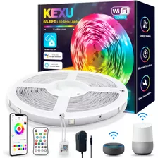 Cinta De Luz Led Rgb 20 Metros Tira Led + Control Wifi Alexa