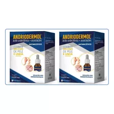 Kit 2 Andriodermol 50ml + Conta-gotas - União Química