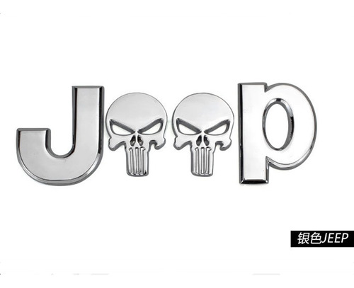 Emblema Jeep Logotipo Insignia 13,5cm Ancho X 4,55cm Alto Foto 4
