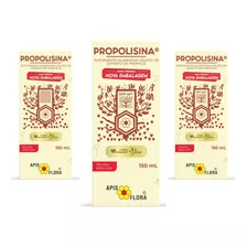 Propolisina 150ml Apis Flora Kit 3unidades Extrato Própolis