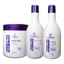  Kit Manutenção Capilar Fusion - Shampoo, Cond. E Máscara