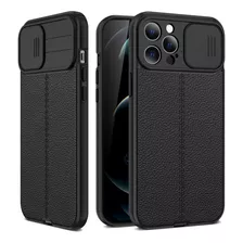 Funda Estuche Case Tipo Cuero Cubre Camara Para iPhone